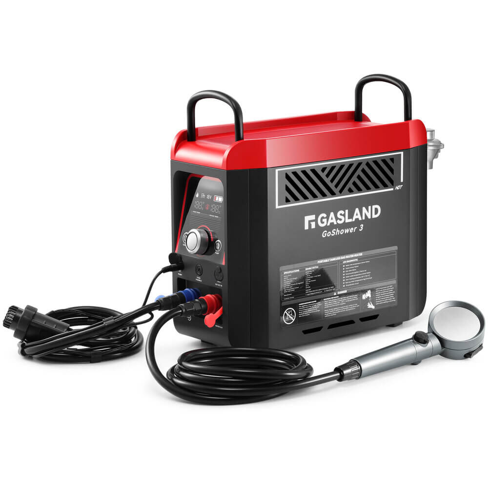 GASLAND GoShower 3Pro Portable Propane Tankless Water Heater With Pump