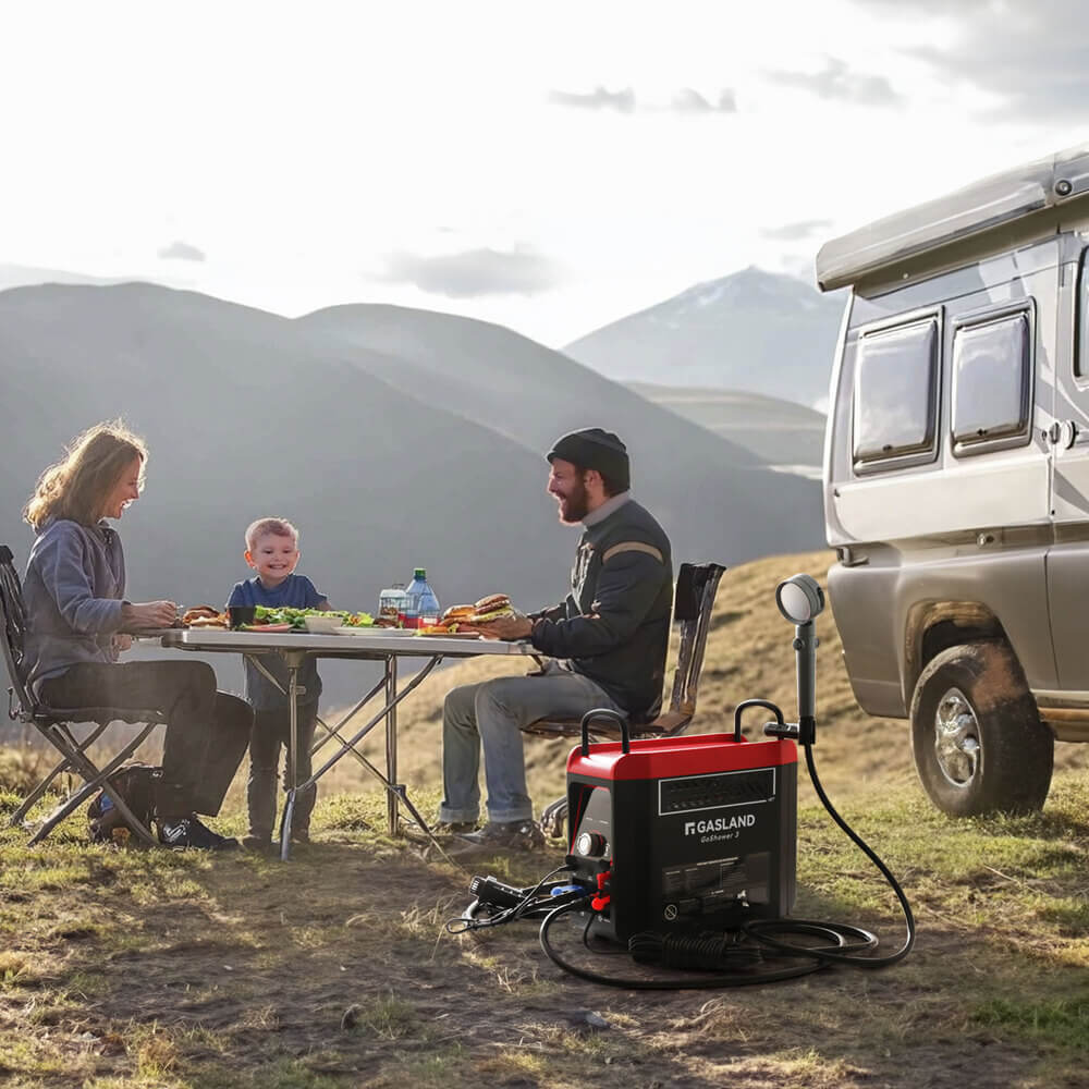 GASLAND GoShower 3Pro Portable Propane Tankless Water Heater With Pump