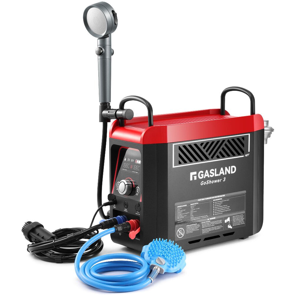 GASLAND GoShower 3Max Outdoor Portable Tankless Water Heater With Pump