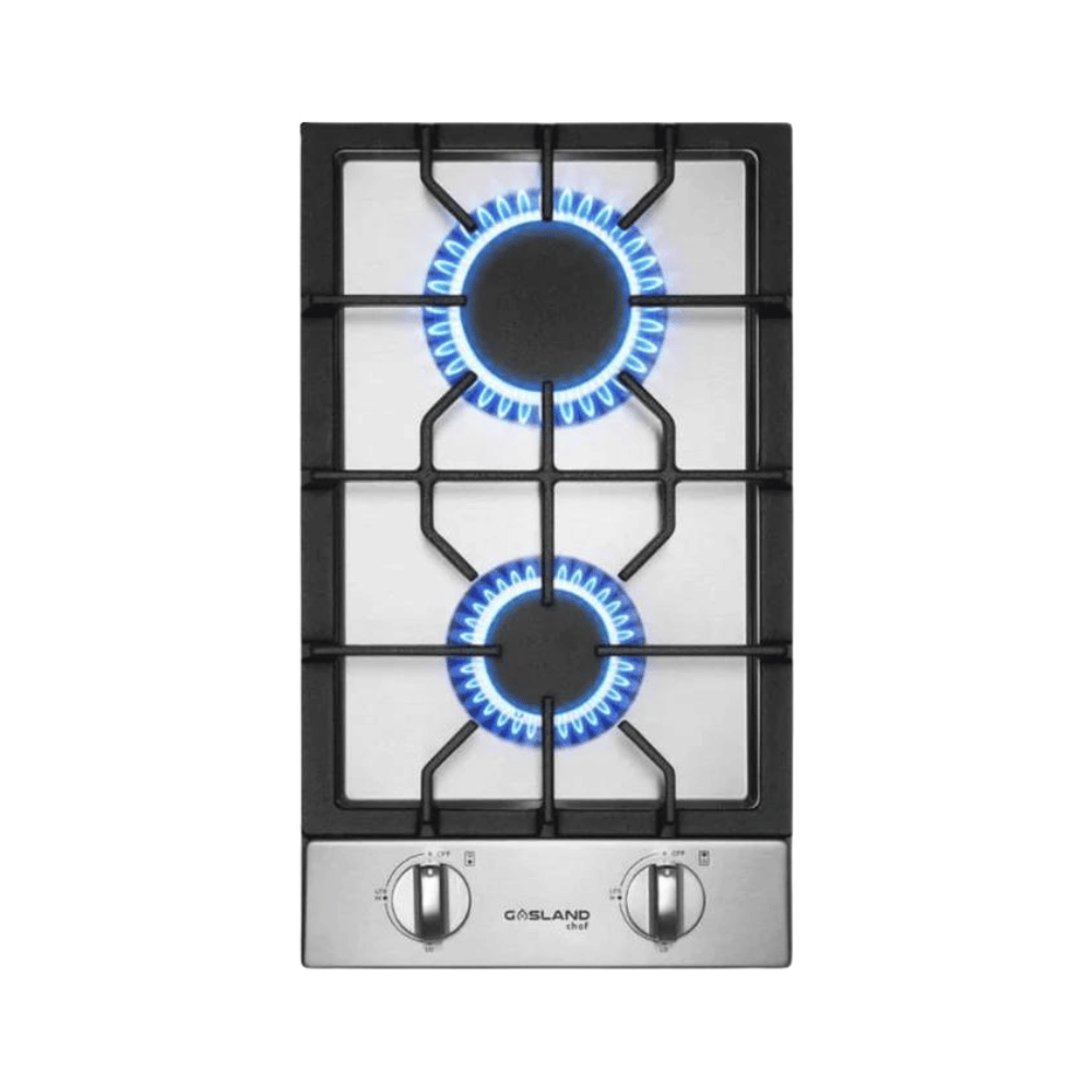 GASLAND Chef 2 Burner Gas Cooktop 12 Inch Stainless Steel Gas Stove NG LPG ETL Certification