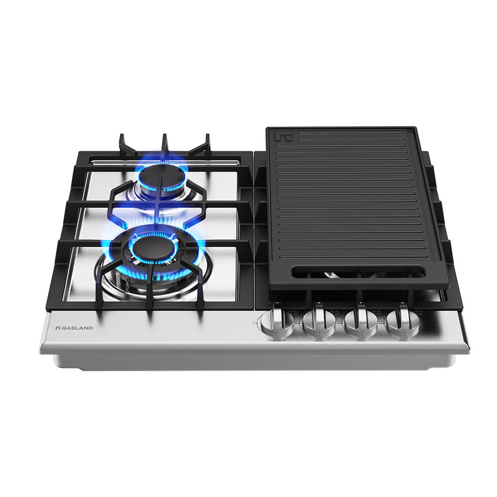 GASLAND 24" 4 Burner Stainless Steel Gas Cooktop