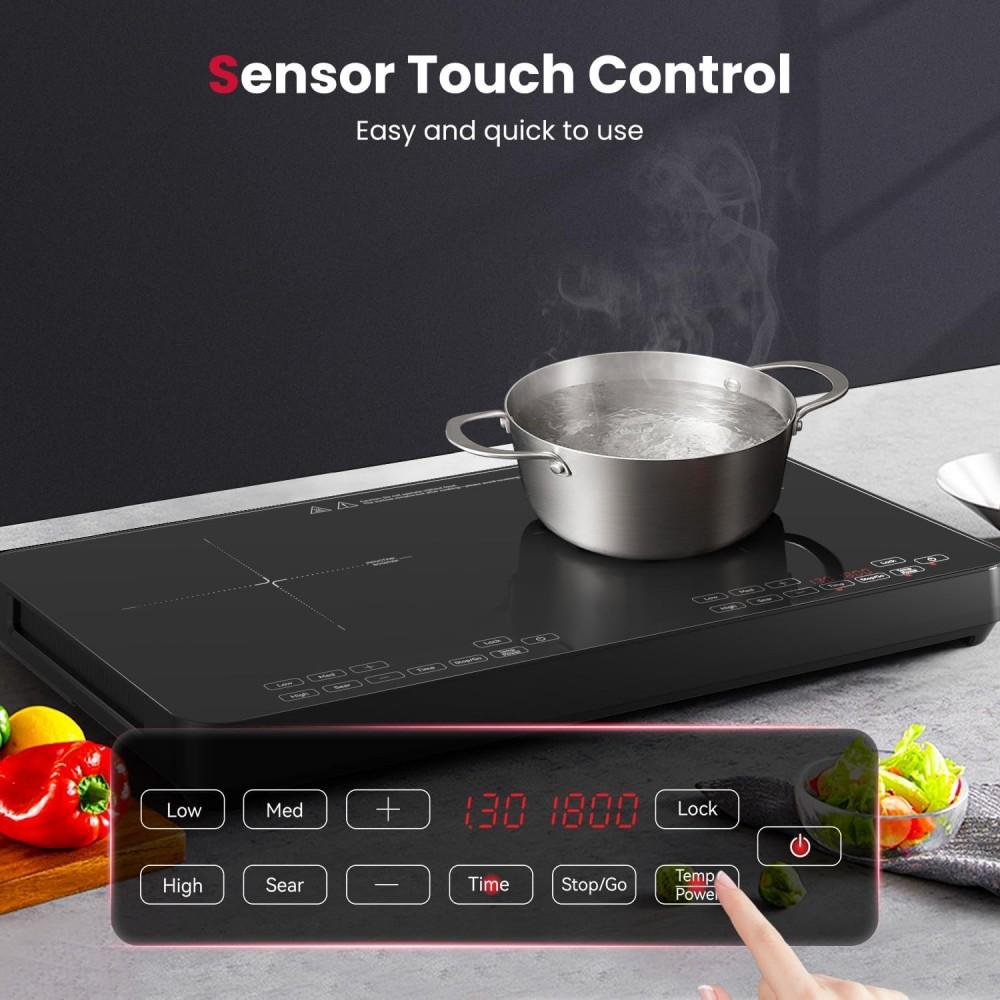 GASLAND 24" Touch Control Portable Induction Cooktop - Double Boost Burner