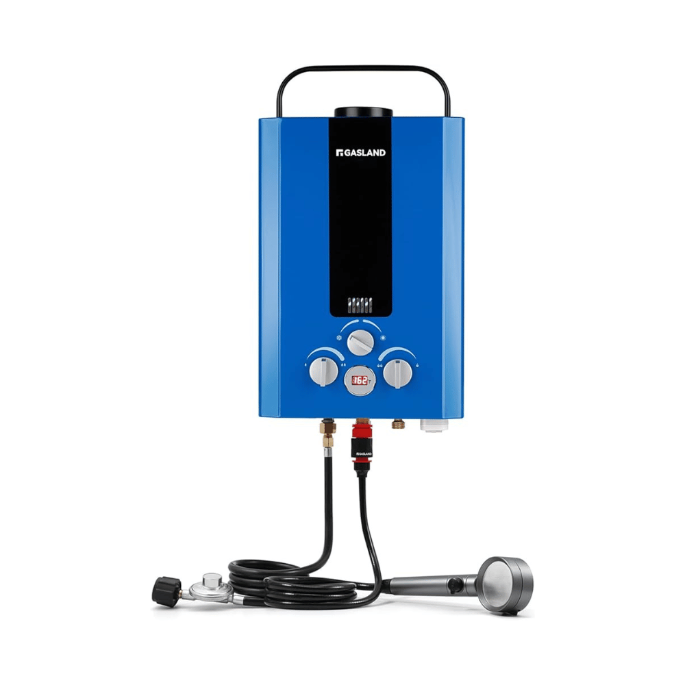 GASLAND Portable Tankless Propane Water Heater - 1.58GPM 6L Digital Screen