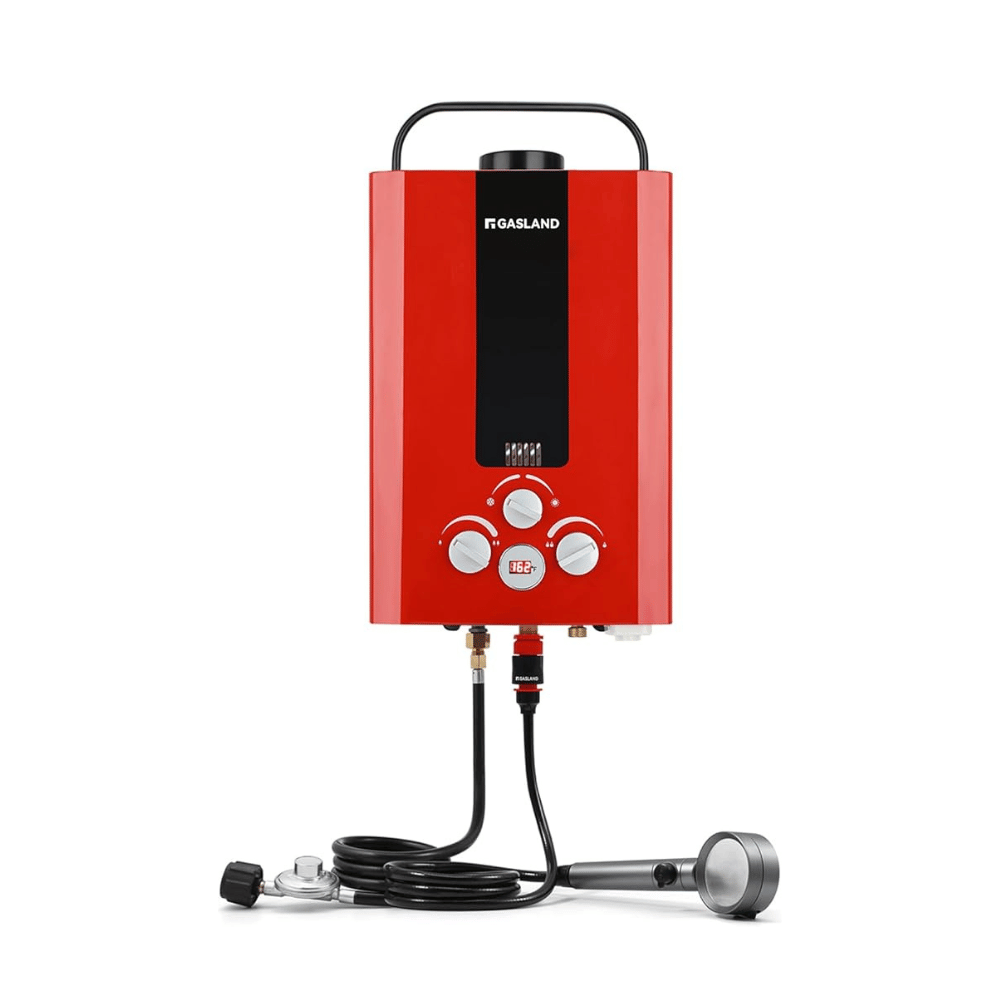 Portable Tankless Propane Water Heater - 1.58GPM 6L Digital Screen