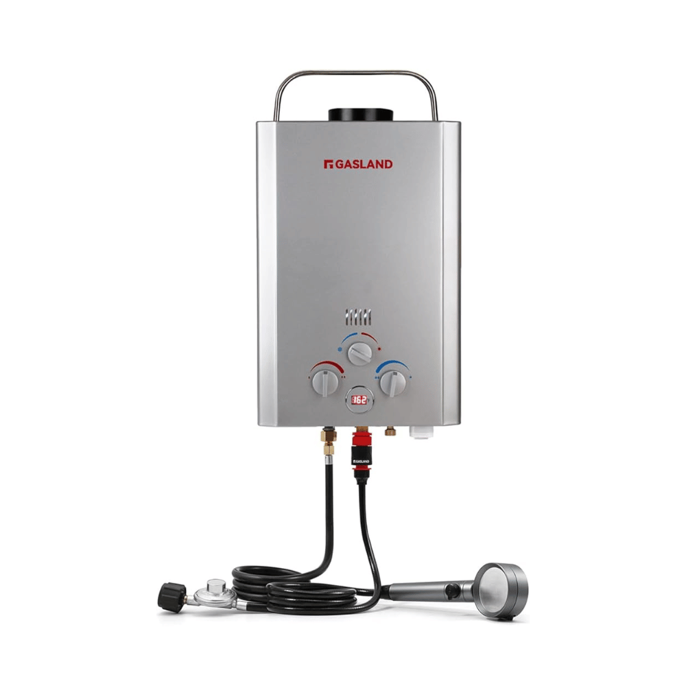 GASLAND Portable Tankless Propane Water Heater - 1.58GPM 6L Digital Screen