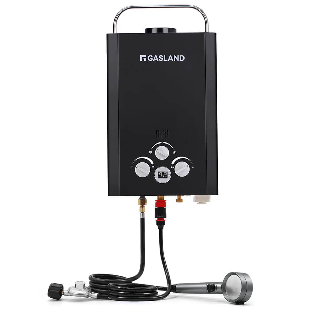 GASLAND Portable Tankless Propane Water Heater - 1.58GPM 6L Digital Screen