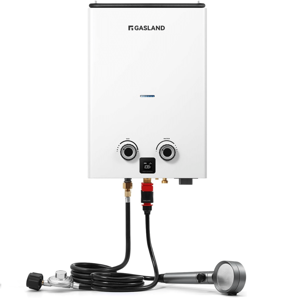 GASLAND Ultra Slim 2.64GPM Portable Propane Tankless Water Heater