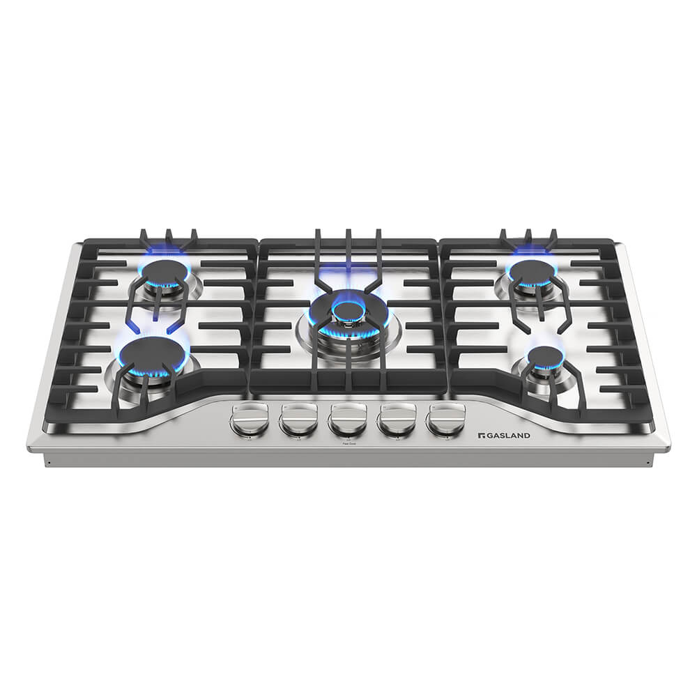 GASLAND 36" 5 Burner Stainless Steel Gas Cooktop