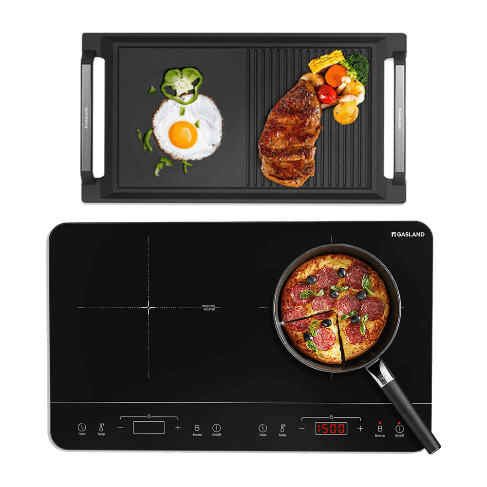 24" Touch Control Portable Induction Cooktop - Double Boost Burner