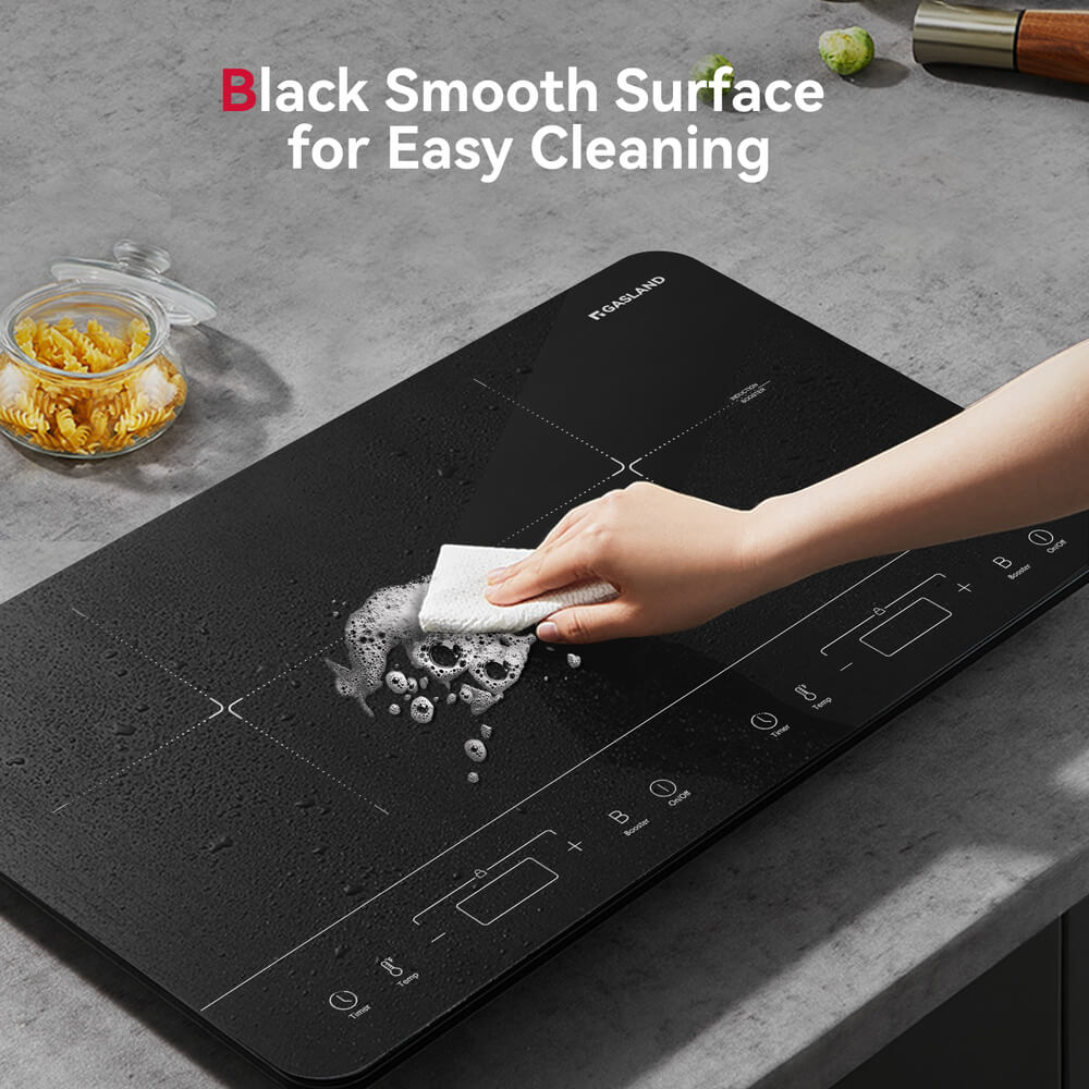 24" Touch Control Portable Induction Cooktop - Double Boost Burner