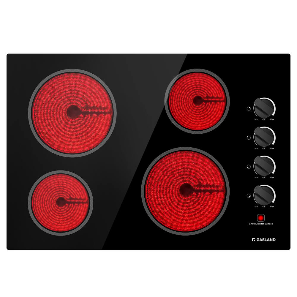 GASLAND 30 Inch 4 Burner Pro-Style Knob Control Ceramic Electric Cooktop