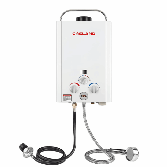 GASLAND Portable Tankless Digital Screen Propane Gas Water Heater